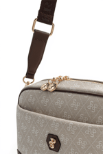 SP1094 Kadın Çapraz Çanta Monogram Taş-Kahve SP1094-M178