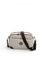 SP1094 Kadın Çapraz Çanta Monogram Taş-Kahve SP1094-M178