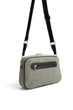 SP1094 Kadın Çapraz Çanta Süet Life Yeşil - Siyah SP1094-M12