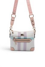 SP1110 Kadın Çapraz Çanta Ekose Lila-Pembe SP1110-M71