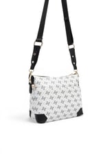 SP1110 Kadın Çapraz Çanta Monogram Beyaz - Siyah SP1110-M178