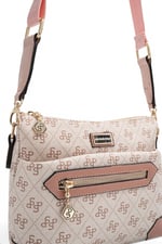 SP1110 Kadın Çapraz Çanta Monogram Pembe - Pudra SP1110-M178