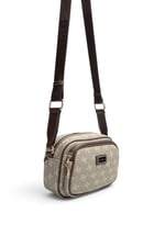 SP1111 Kadın Çapraz Çanta Monogram Y.Yeşil - Kahve SP1111-M178