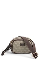 SP1111 Kadın Çapraz Çanta Monogram Y.Yeşil - Kahve SP1111-M178