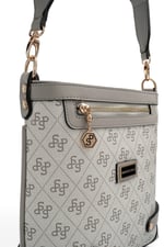 SP1120 Kadın Çapraz Çanta Monogram A.Gri - Gri SP1120-M178