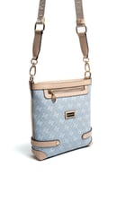 SP1120 Kadın Çapraz Çanta Monogram Mavi-Ten