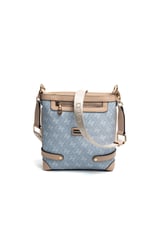 SP1120 Kadın Çapraz Çanta Monogram Mavi-Ten