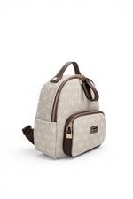 SP1130 Kadın Sırt Çantası Monogram Taş - Kahve SP1130-M178
