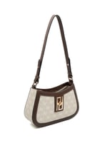 SP1132 Kadın Çapraz Çanta Monogram Taş-Kahve