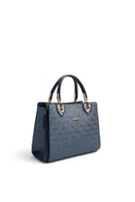 SP1133 Kadın El Çantası Logolu Lacivert - Lacivert SP1133-M46