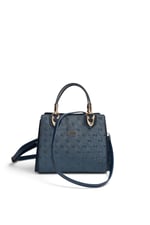 SP1133 Kadın El Çantası Logolu Lacivert - Lacivert SP1133-M46