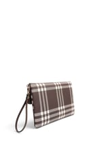 SP1134 Kadın Portföy & Clutch Çizgili Ekose Kahve - Kahve SP1134-M212