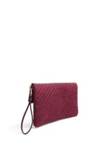 SP1134 Kadın Portföy & Clutch Kapitone V Süet Bordo - Süet Bordo SP1134-M152