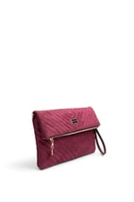 SP1134 Kadın Portföy & Clutch Kapitone V Süet Bordo - Süet Bordo SP1134-M152