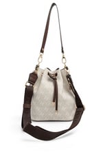 SP1137 Kadın Omuz Çantası Monogram Taş - Kahve SP1137-M178