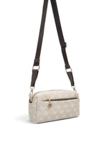 SP1142 Kadın Çapraz Çanta Monogram Taş - Kahve SP1142-M178