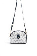 SP1144 Kadın Çapraz Çanta Monogram Beyaz - Lacivert SP1144-M178