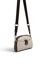 SP1144 Kadın Çapraz Çanta Monogram Taş-Kahve