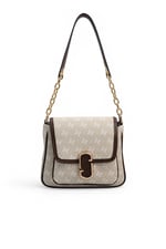 SP1147 Kadın Omuz Çantası Monogram Taş-Kahve