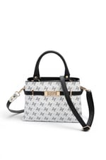 SP1149 Kadın El Çantası Monogram Beyaz-Siyah SP1149-M178
