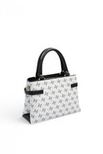 SP1149 Kadın El Çantası Monogram Beyaz-Siyah SP1149-M178