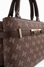 SP1149 Kadın El Çantası Monogram Kahve - Kahve SP1149-M178