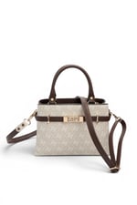 SP1149 Kadın El Çantası Monogram Taş - Kahve SP1149-M178