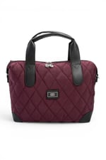 SP1152 Kadın Seyahat Çantası Memory Bordo - Siyah SP1152-M187