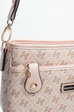 SP1160 Kadın Çapraz Çanta Monogram Pembe - Pudra SP1160-M178