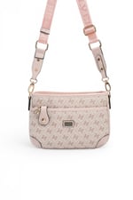 SP1160 Kadın Çapraz Çanta Monogram Pembe - Pudra SP1160-M178