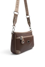 SP1160 Kadın Çapraz Çanta Petek Kahve - Vizon SP1160-M86