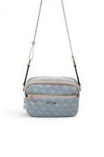 SP1162 Kadın Çapraz Çanta Monogram Mavi-Ten