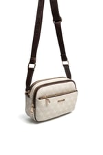 SP1162 Kadın Çapraz Çanta Monogram Taş-Kahve