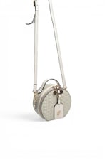 SP1163 Kadın Çapraz Çanta Kaz Ayağı Ekose Yeşil - Kemik SP1163-M204