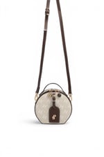 SP1163 Kadın Çapraz Çanta Monogram Taş - Kahve SP1163-M178