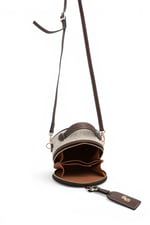 SP1163 Kadın Çapraz Çanta Monogram Taş - Kahve SP1163-M178