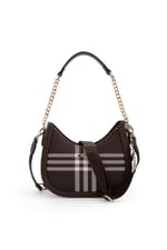 SP1168 Kadın Omuz Çantası Ekose Kahve - Kahve SP1168-M212