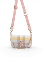 SP1171 Kadın Omuz Çantası Ekose Lila-Pembe SP1171-M71