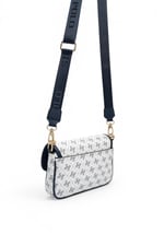 SP1171 Kadın Omuz Çantası Monogram Beyaz - Lacivert SP1171-M178