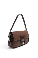 SP1179 Kadın Omuz Çantası Fashion Kahve - 520 Nomy Kahve SP1179-M158