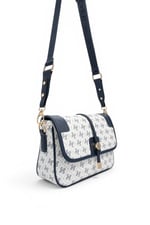 SP1182 Kadın Çapraz Çanta Monogram Beyaz - Lacivert SP1182-M178