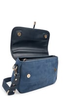 SP1182 Kadın Çapraz Çanta Süet Lacivert - Lacivert SP1182-M12