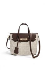 SP1185 Kadın El Çantası Monogram Taş - Kahve SP1185-M178
