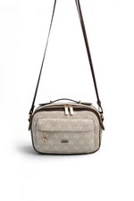 SP1186 Kadın Çapraz Çanta Monogram Taş-Kahve