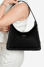 SP1187 Kadın Omuz Çantası Fashion Siyah-Siyah SP1187-M158