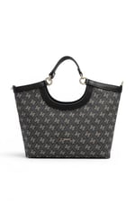 SP1189 Kadın El Çantası Monogram Füme - Siyah SP1189-M178