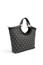 SP1189 Kadın El Çantası Monogram Füme - Siyah SP1189-M178
