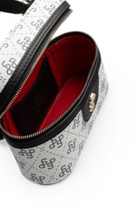 SP1195 Kadın El Çantası Monogram Beyaz - Siyah SP1195-M178