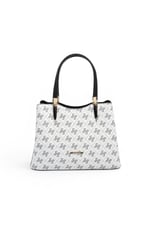 SP1205 Kadın El Çantası Monogram Beyaz - Siyah SP1205-M178