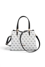 SP1205 Kadın El Çantası Monogram Beyaz - Siyah SP1205-M178